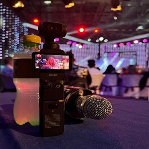 A professional rider on a horse